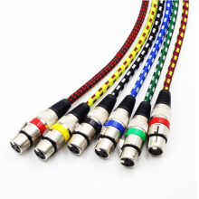 Custom XLR Cable Manufacturer MIC DMX Cannon Instrument Guitar 6.35mm 3.5mm XLR Microphone Cable